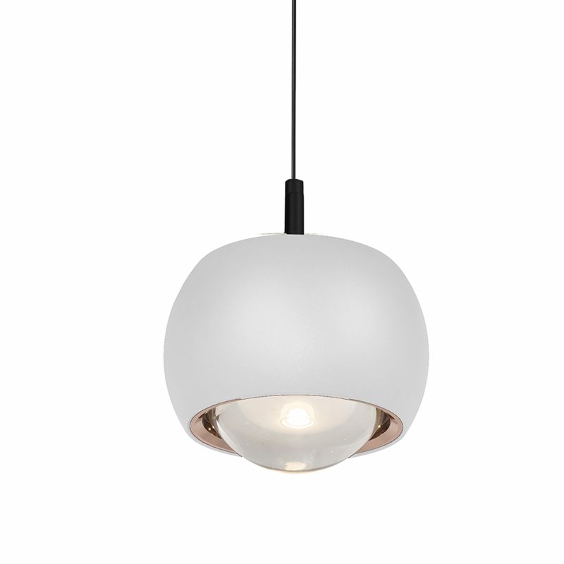 Подвесной светильник 9,6*18/198 см, 12W 3000K черный Mantra Roller 8405