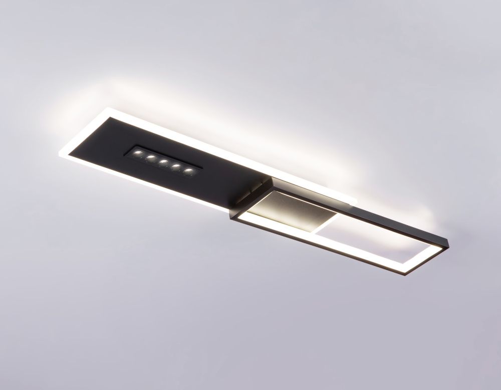 Светильник 80*14,9*5 см, LED 52W, 3000К, черный Ambrella Comfort LineTech FL51454