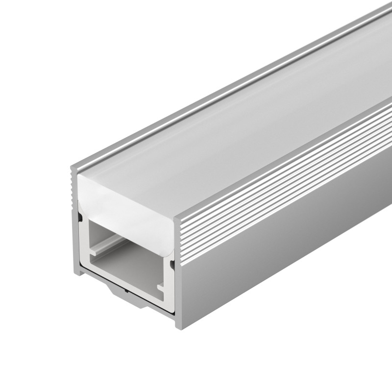 Профиль Arlight 023290 200*2,2*1,8 см. Цена указана за 2 метра. Продается кратно 2 метрам.  экран в комплекте