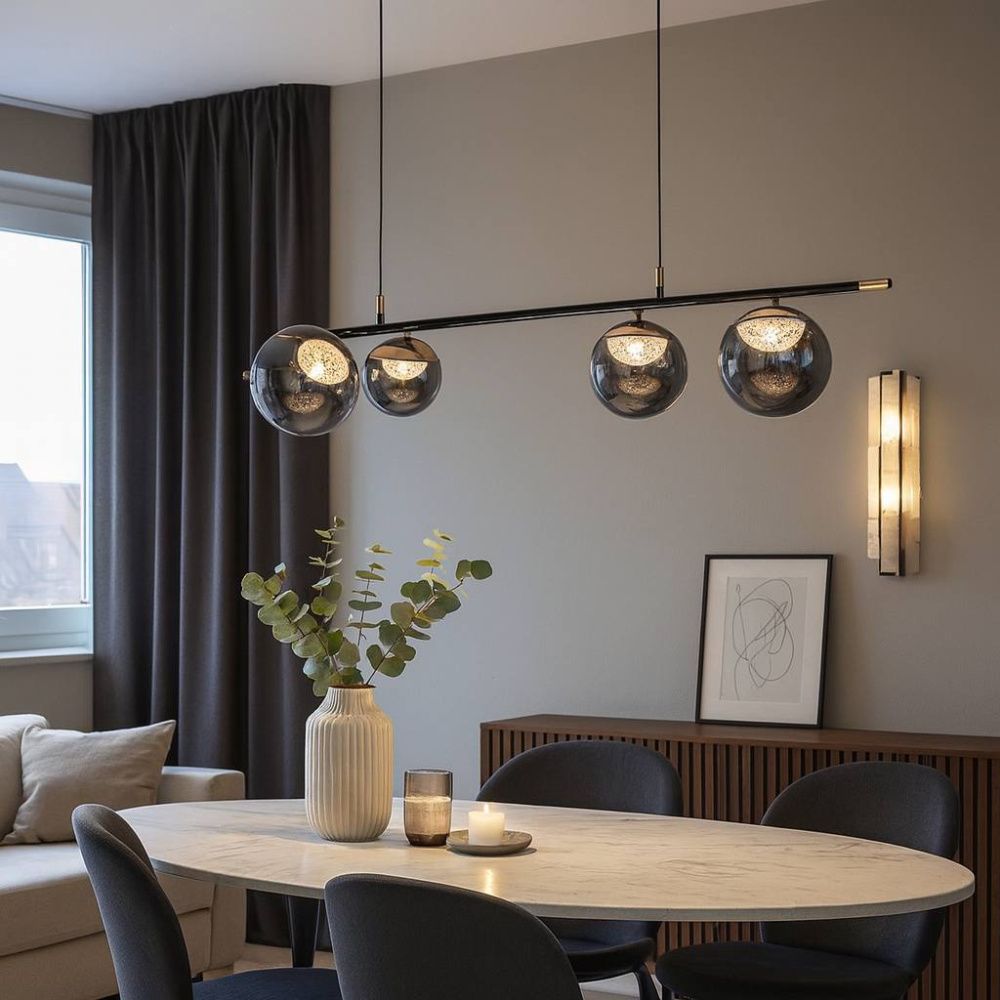 Светильник 120*33*-23 см, *LED*35W, 3000-6000K, Modestyle  MS.2337.1200, Чёрный, Золото