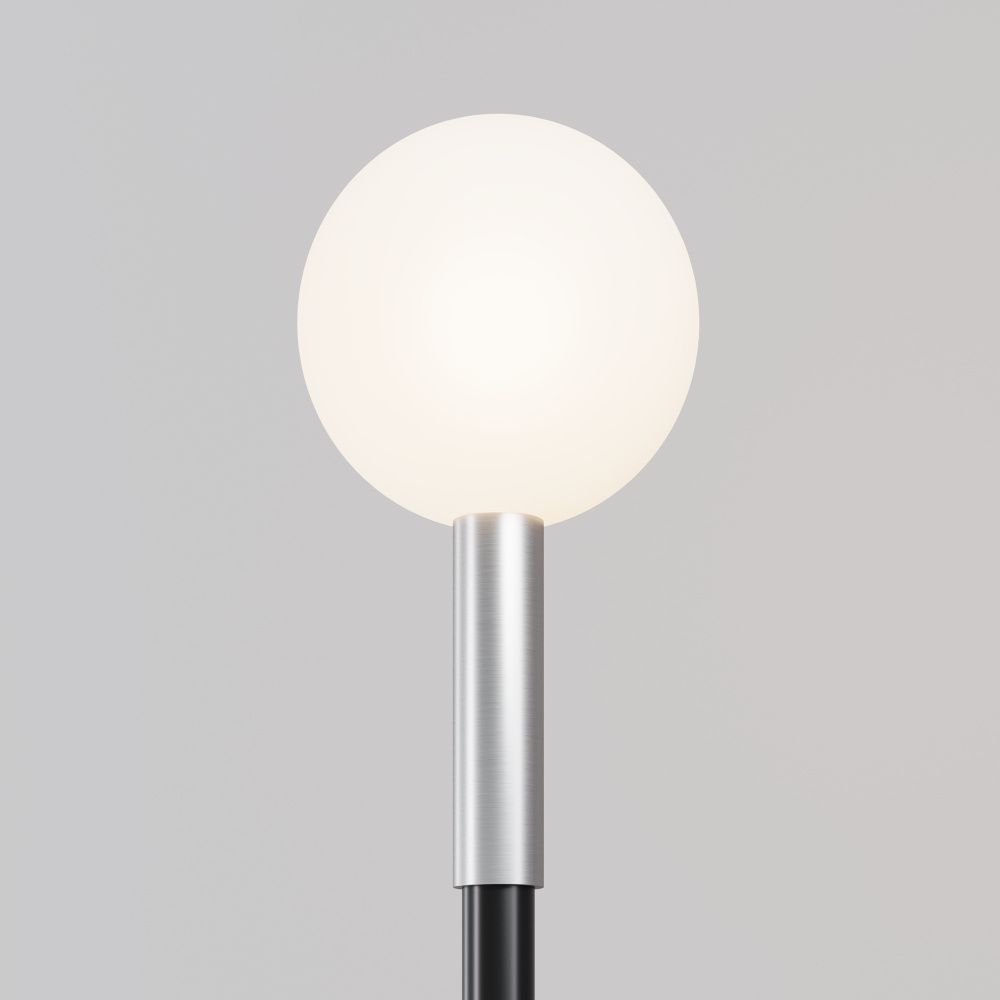 Ландшафтный светильник *4,4*-80 см, *LED*2,4W, 3000K, Maytoni Outdoor Shin O523FL-L2PT3K, Платина