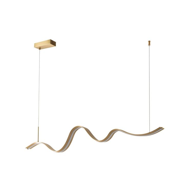 Подвесной светильник 120*6-40 см, LED*48W, 3000K, Belfast Ashdene T8102-12 BR SL, Латунь