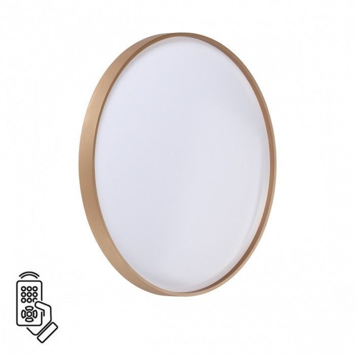 Светильник 40 см, 48W, 3000-6000K, Sonex GABY 7783/DL, белый-золото