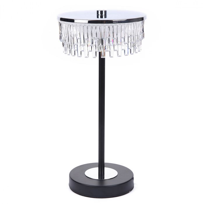 ПОДАРОК ПРИ ЗАКАЗЕ ОТ 50 000 руб - Настольная лампа 32 см, 7W, 4000K, черный-хром