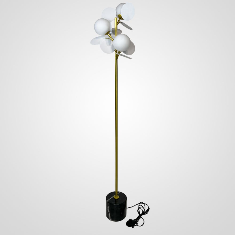 Торшер Light of MATISSE FL 3 White 27*27*150 см, 3*G9*20W, ImperiumLoft MATISSE-FL01, Латунь, Белый