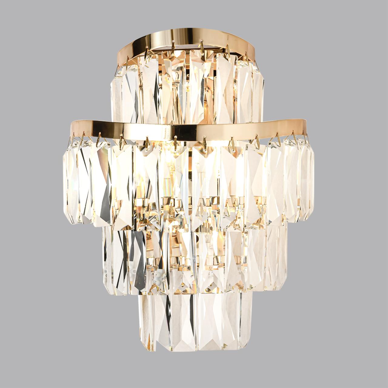 Бра 24*30 см, 2 E14*40W, Odeon Light Wayta, золотой 5073/2W