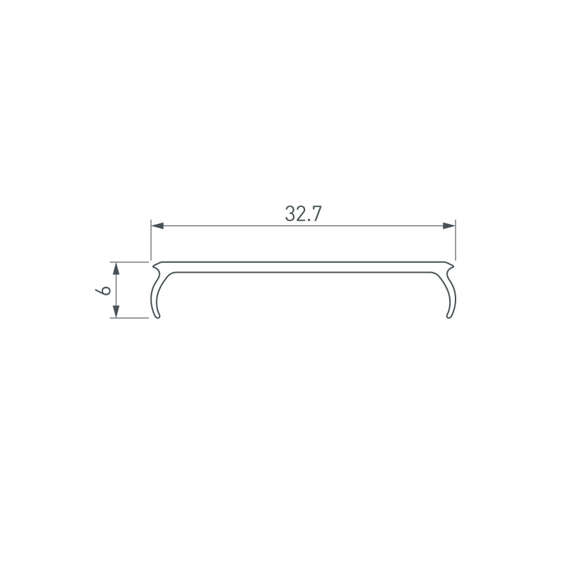 Экран Arlight 041830 250*3,3*0,55 см. Цена указана за 2,5 метра. Продается кратно 2,5 метрам.