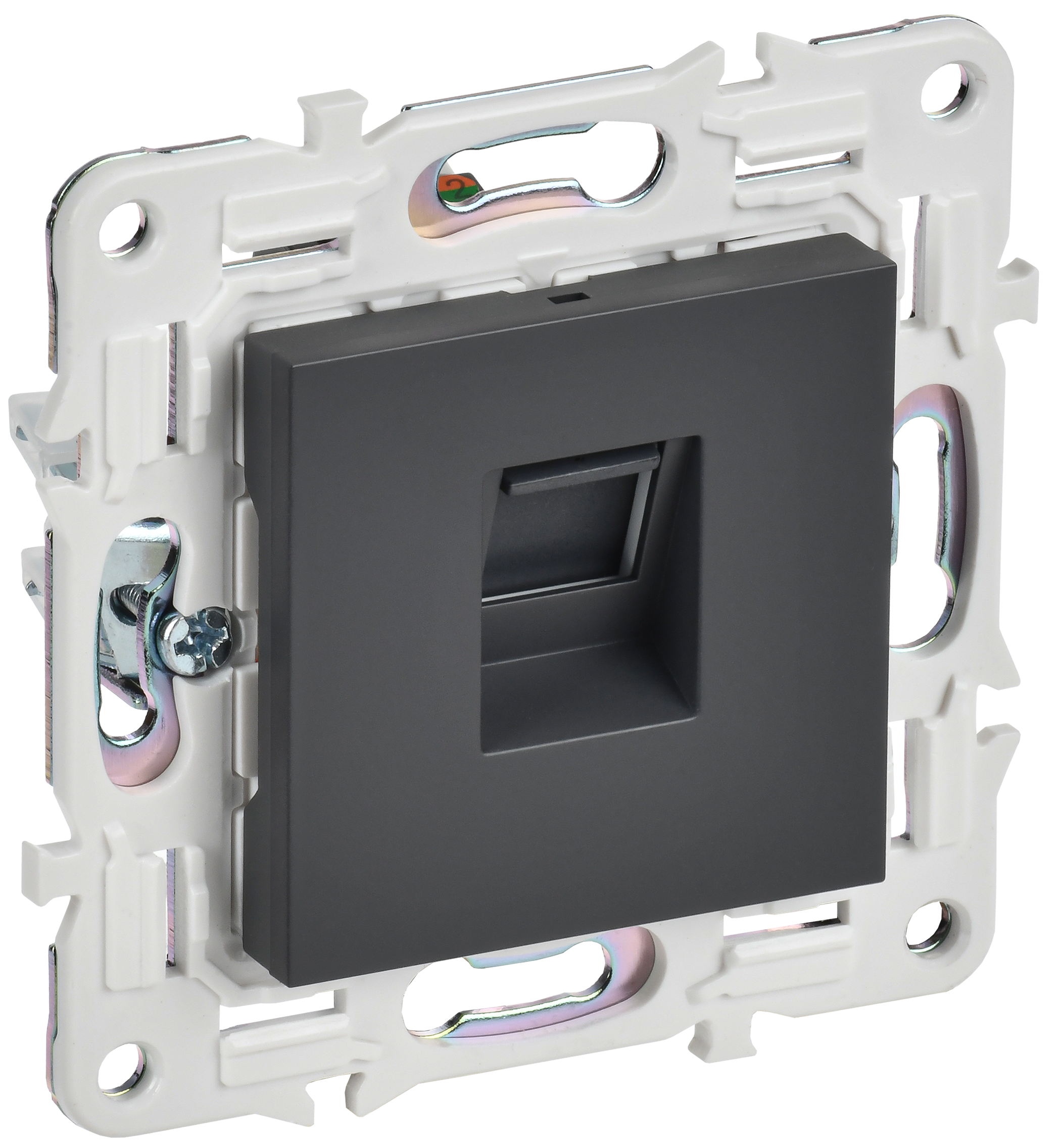 SKANDY Розетка комп. RJ45 кат.6 SK-K02T титан IEK, SK-K10-2-K48