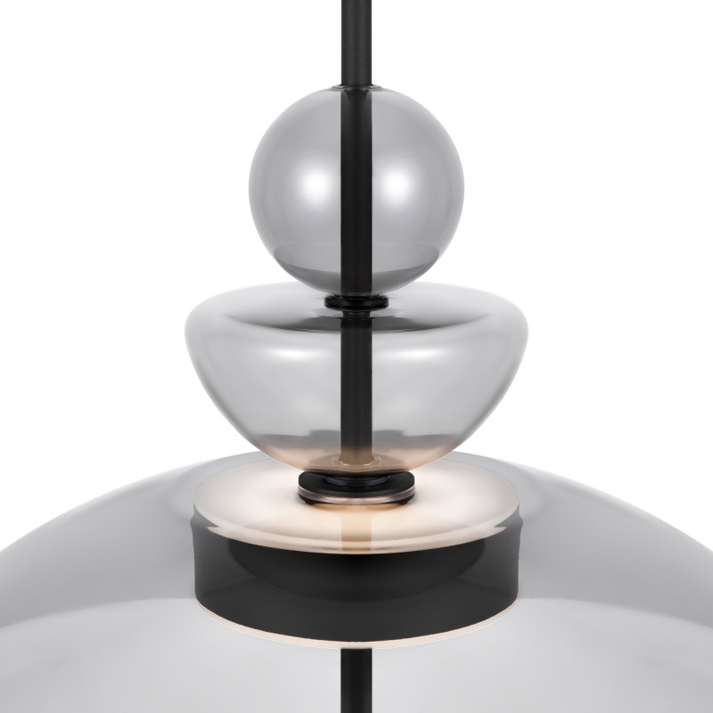 Подвесной светильник  40*67,9 см, LED 12W, 3000К, Черный Maytoni Bangkok MOD185PL-L11B3K3