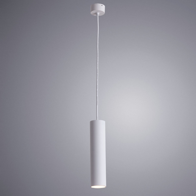 Подвесной светильник Arte Lamp Sirius A1524SP-1WH белый, диаметр 5.6 см