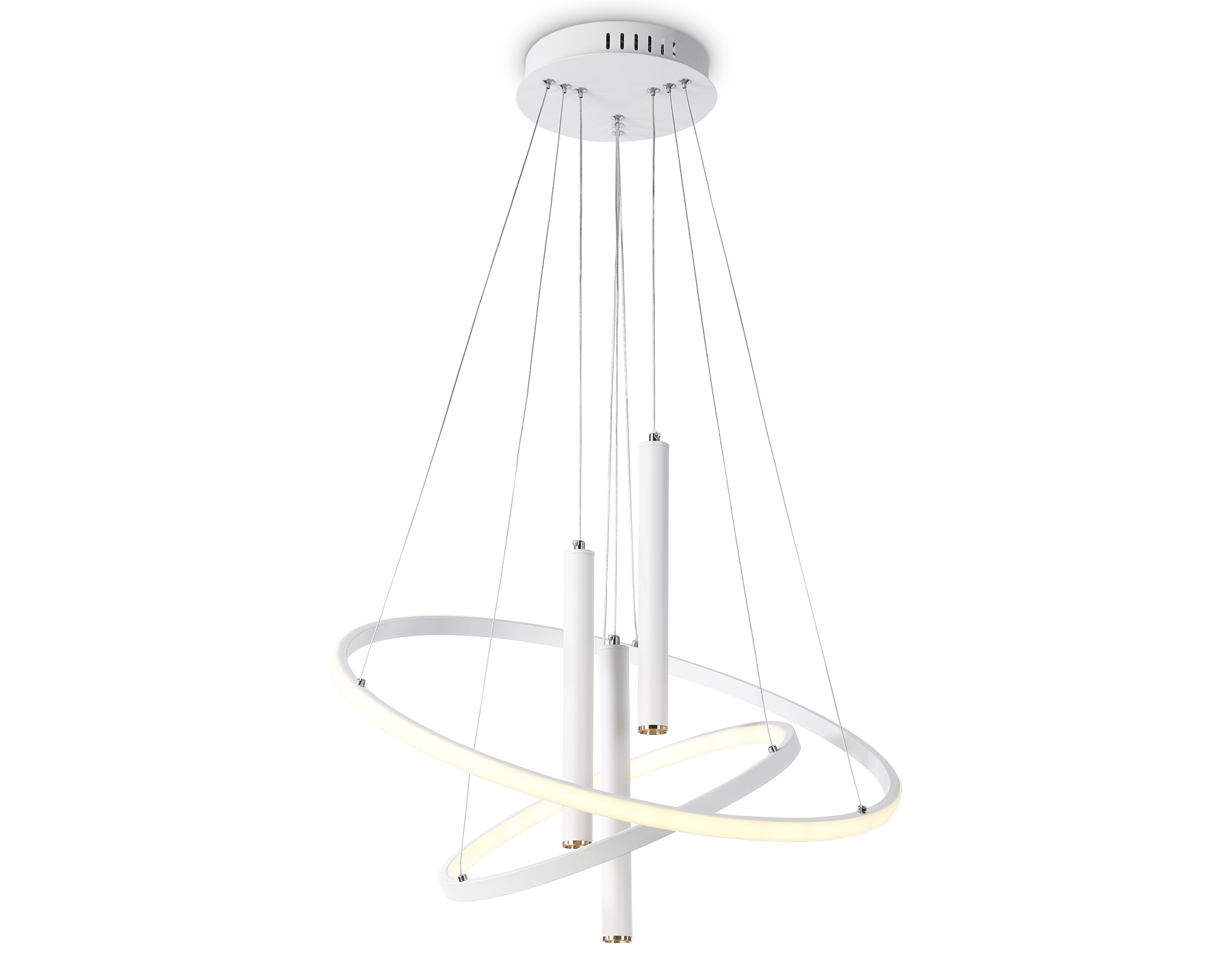 Светильник подвесной 60*31*120 см, LED 93W, 3000К, белый Ambrella Comfort LineTech FL5371