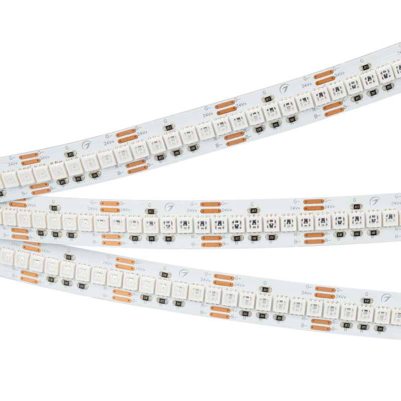 Лента RT-G240-12mm 24V RGB (18 W/m, IP20, 3838, 5m) (Arlight, Открытый) 028257(2). Цена указана за 5 метров. Продается кратно 5 метрам.