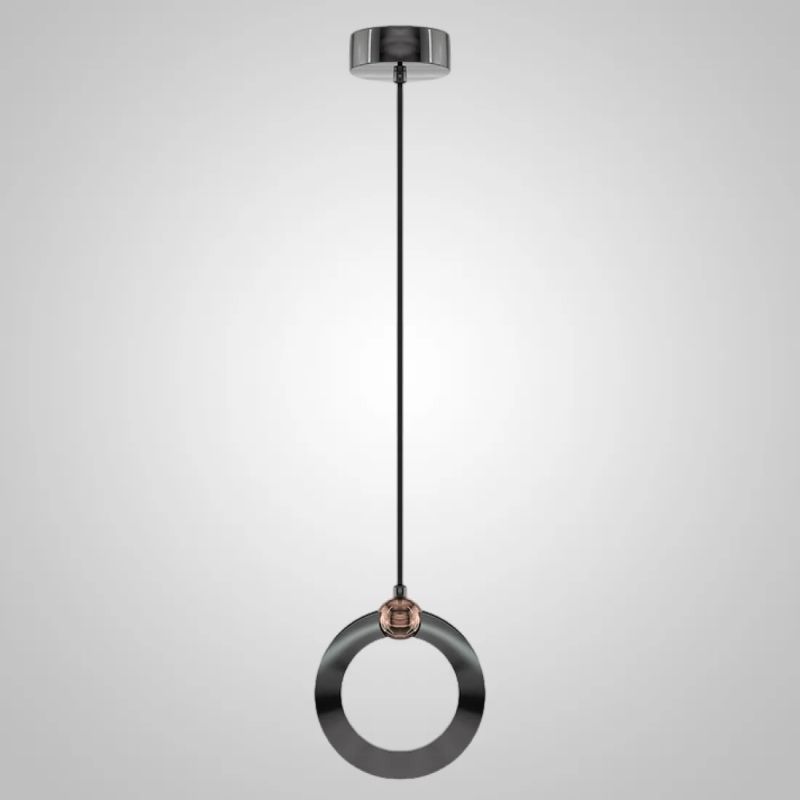 Светильник DZN-50537 ЧЕРНЫЙ + РОЗОВОЕ ЗОЛОТО  D170/H1500/1/LED/3000K с подъёмным механизмом KARI ONE 24-09 VST