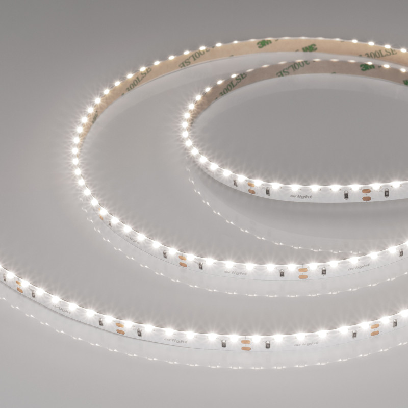 Лента RS-S120-8mm 24V Day5000 (9.6 W/m, IP20, 3014, 5m) (Arlight, боковое свечение) 039426. Цена указана за 5 метров. Продается кратно 5 метрам.