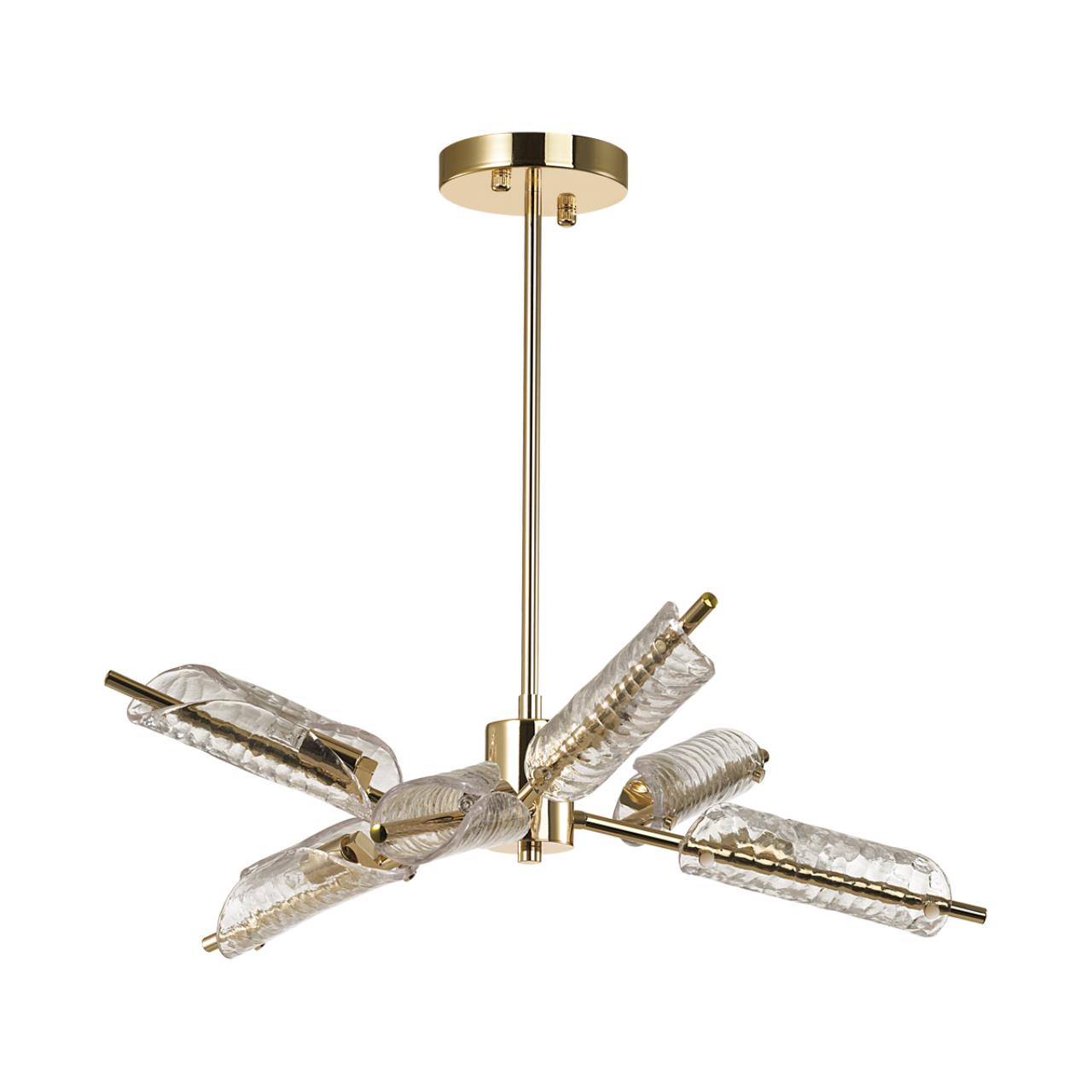 Люстра потолочная *62*56 см, G9 6*6*25W, - К, Lumion Georgia 6537/6C, золотой