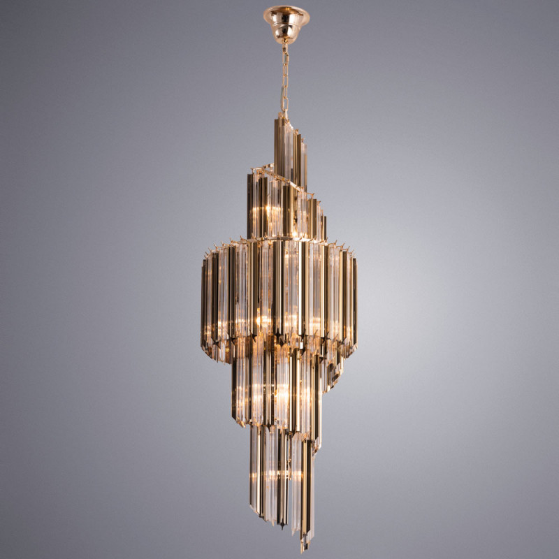 Каскадная люстр, 42 см, золото, Divinare Frizzante 1683/01 LM-11