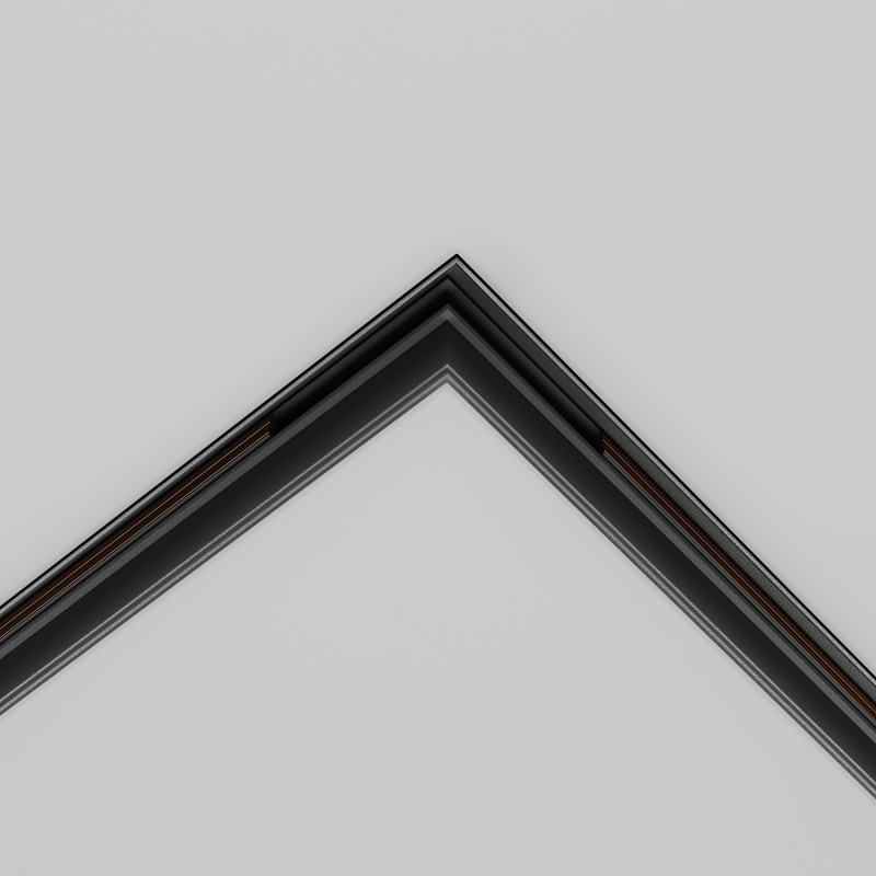 Коннектор угловой встраиваемый Maytoni Technical Magnetic track system Exility TRACL034-42B-R черныйIP 20