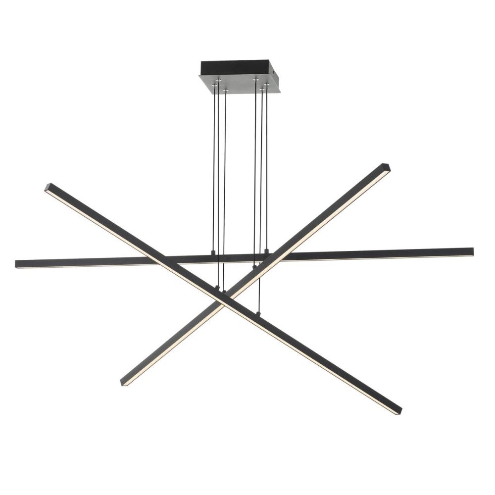 Подвесная люстра 120*125 см, 90W, 3000-6000K, Citilux Стиг CL203231 черный