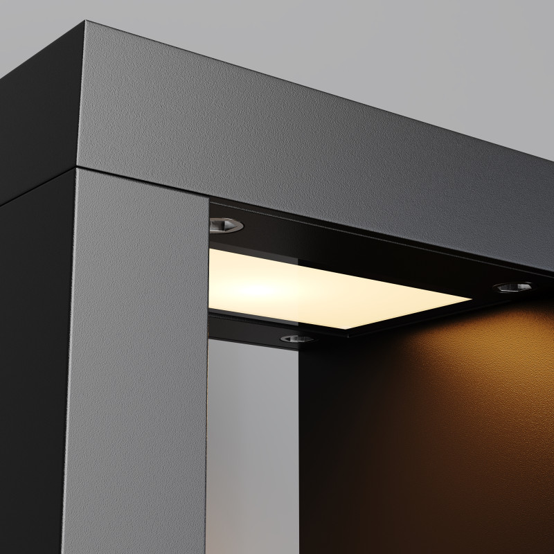 Садово-парковый светильник 8,2*12*60 см, LED, 10W, 3000К, Maytoni Goll O462FL-L10GF3K серый