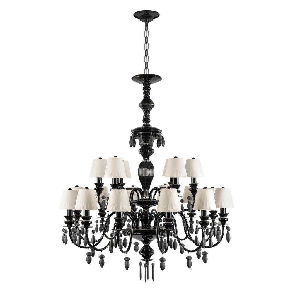Подвесная люстра 92 см, Loft IT Grace 10203/12+6 Black, черный