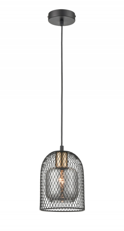 Подвесной светильник  15*143 см, 1*E14 черный, золото Vele Luce Diodor VL6402P01