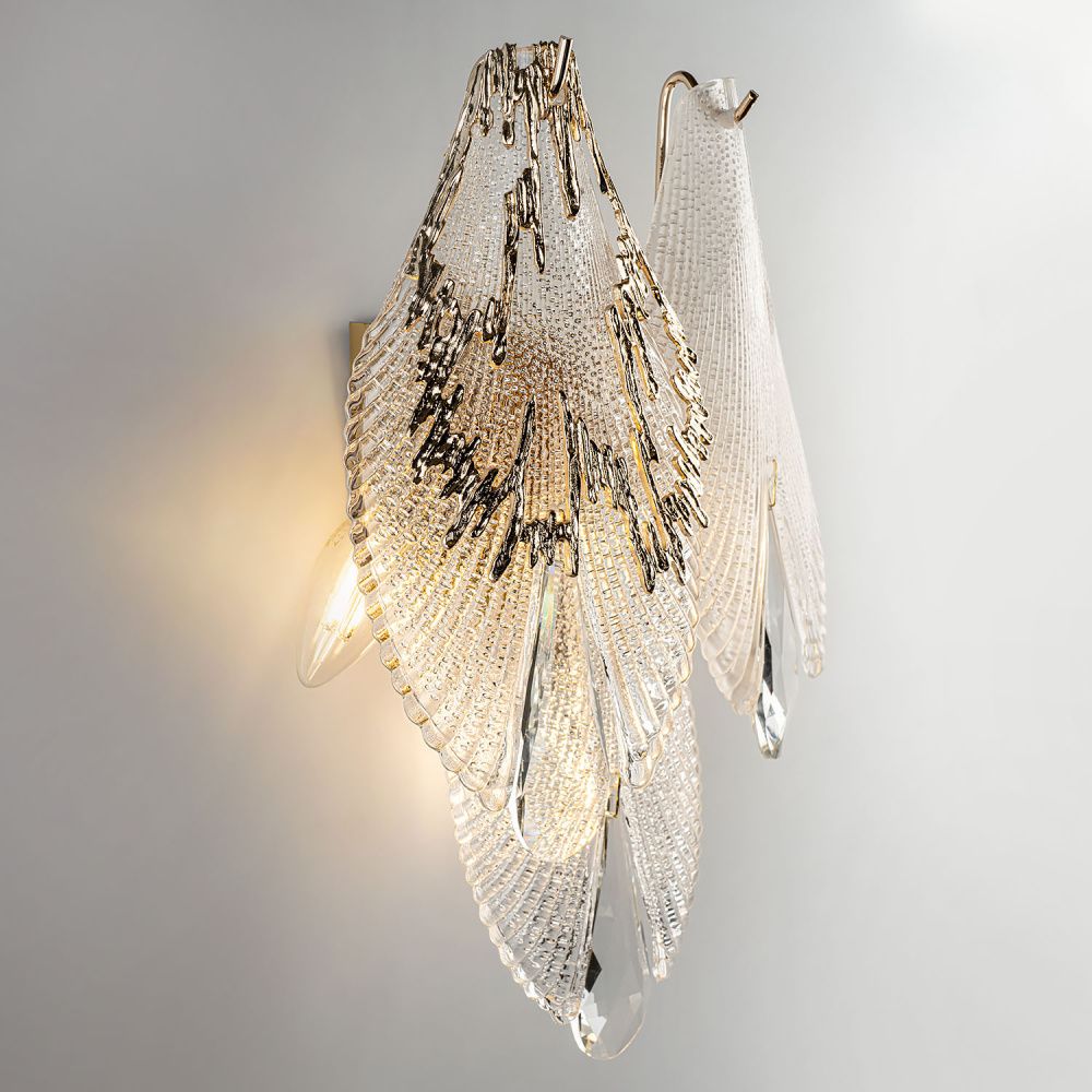 Бра 24*11*-35,5 см, 2*Е14*40W, Modelux  ML.6228.330 GD, Золото