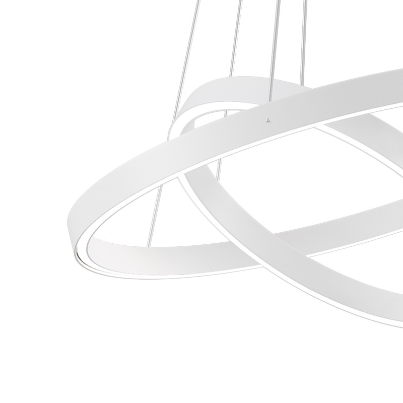 Подвесная люстра 60*60*134 см, LED, 56W, 3000К-4000К, Maytoni Rim MOD058PL-L55WK белый