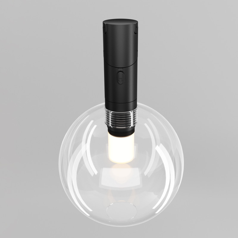 Трековый магнитный светильник 10 см, 3W, 3000K, Maytoni Bubble TR205-1-3W3K-B