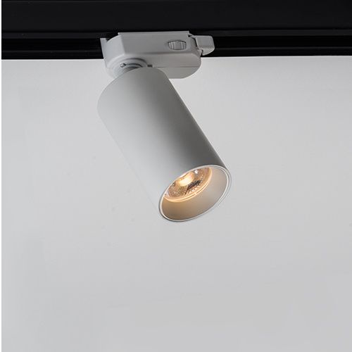 Трековый светодиодный светильник Megalight M04-308 white, 12W LED, 3000K, белый