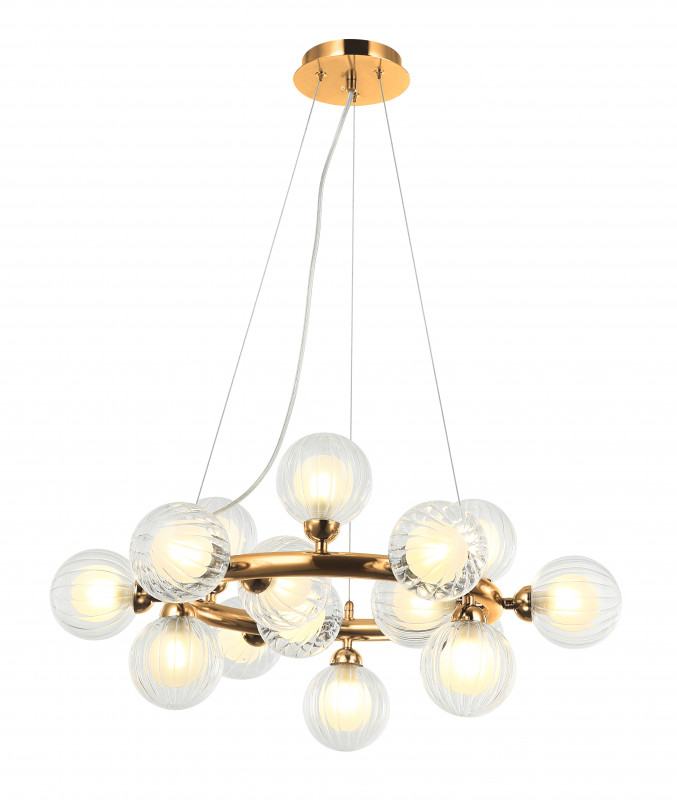 Люстра подвесная 63*63*40/150 см, 15*G9 LED  Бронза Stilfort Shardin 2165/05/15P