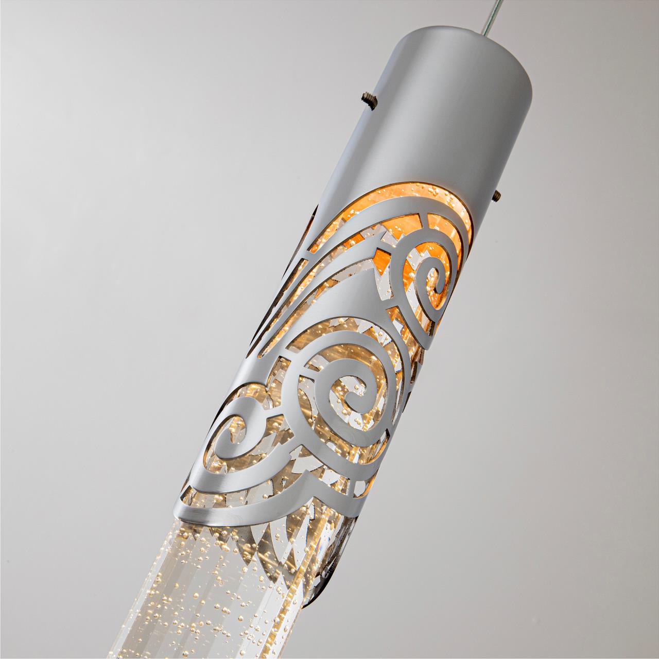 Подвесной светильник 10*10*112 см, LED 5W, 4000K, Хром MODELUX ML.88963.1 CR