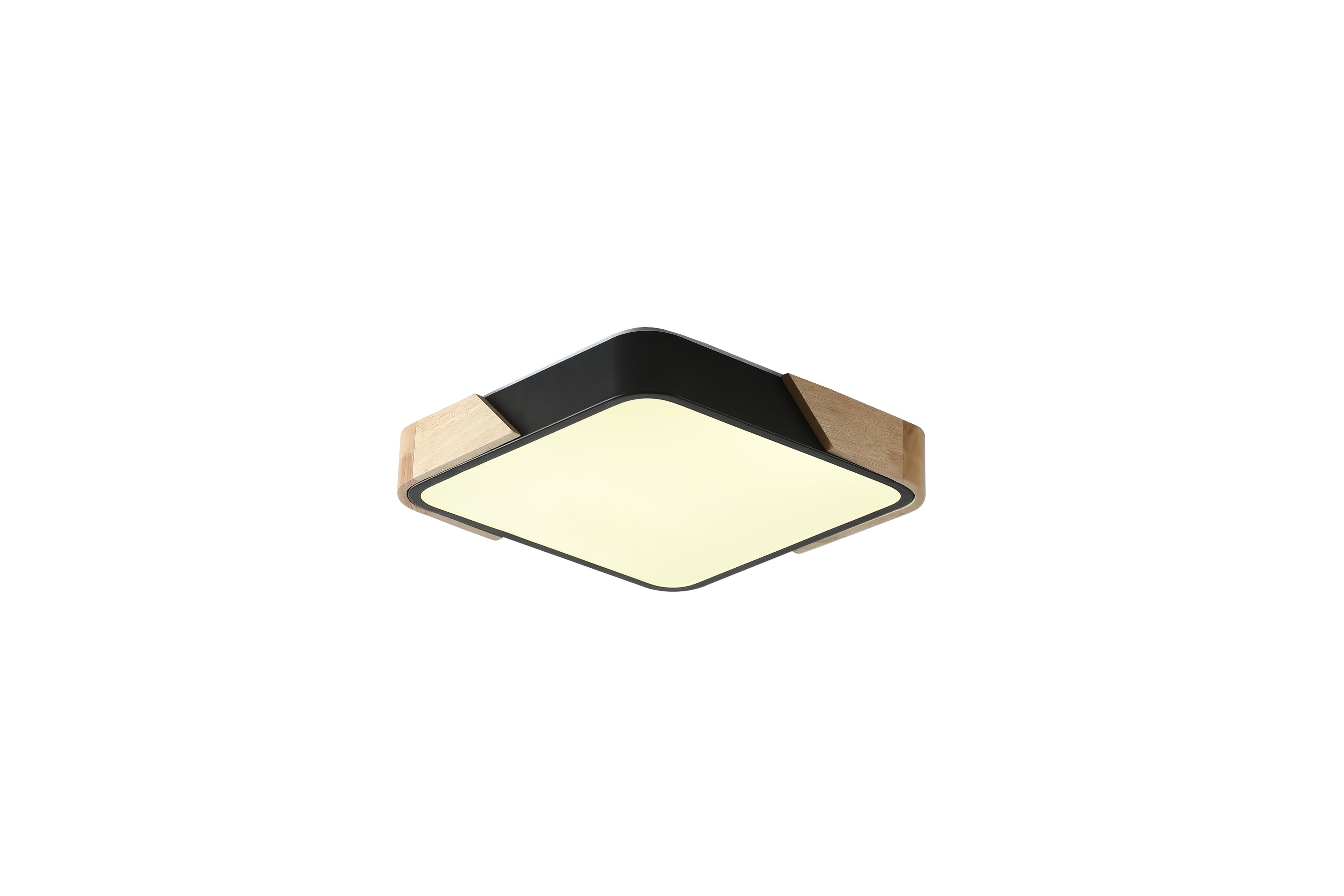 Светильник 30*30*5 см, LED 24W 4000K чёрный Zortes Alberro ZRS.01281.24