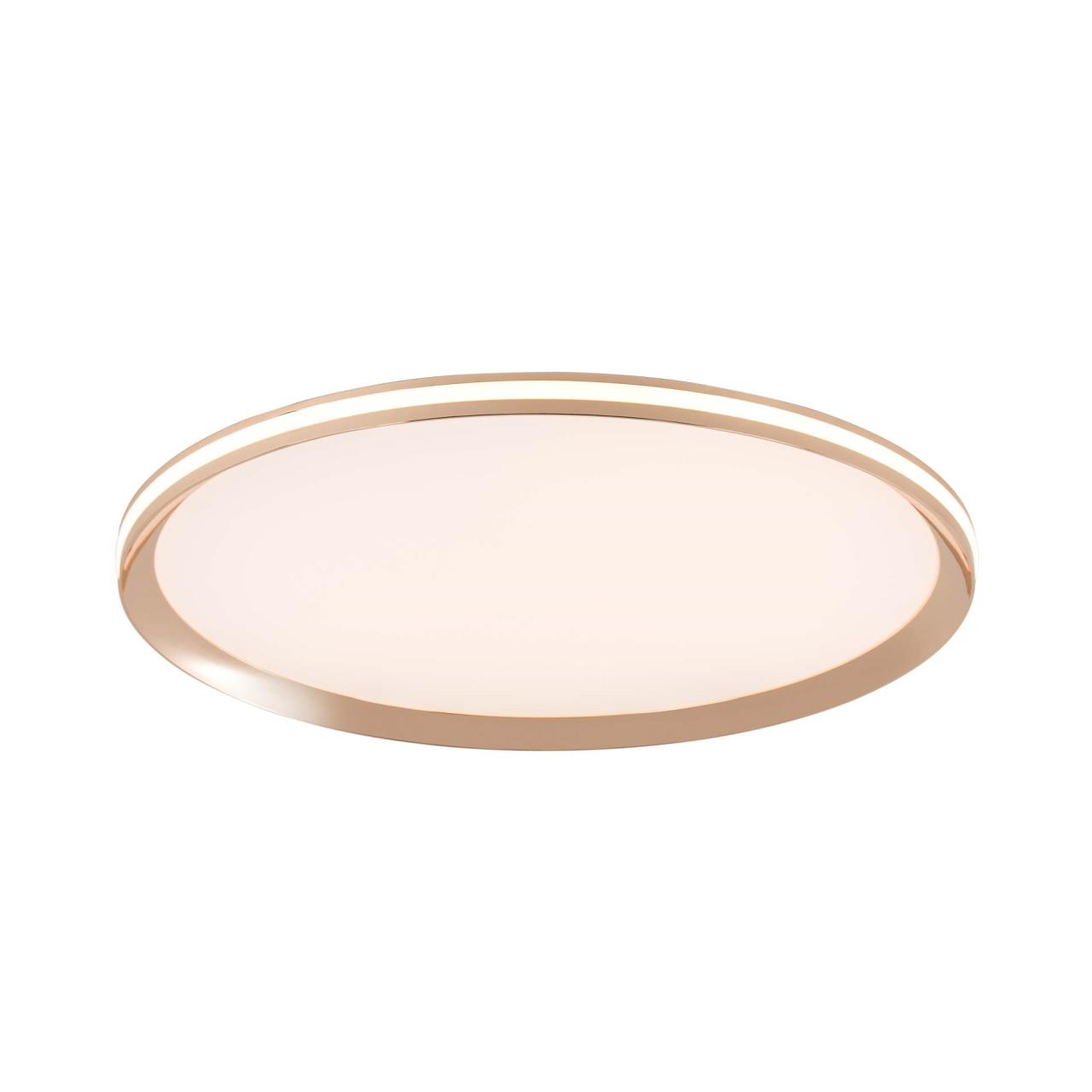 Потолочный cветильник 50*5 см, LED 50W 3000-5500K LED4U L3020-500 GD золото