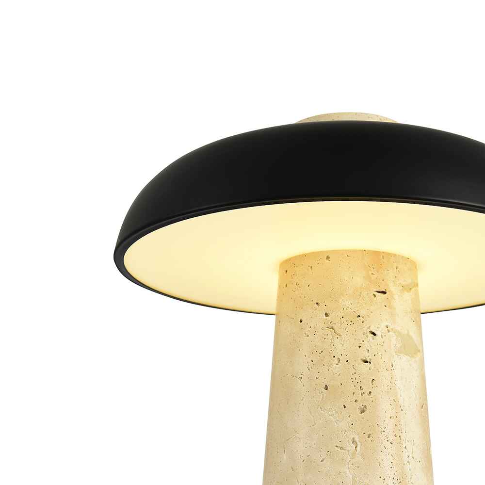Настольная лампа 28 см, 9W, 3000K, ST LUCE EARTHY SL1194.424.01, кремовый-черный