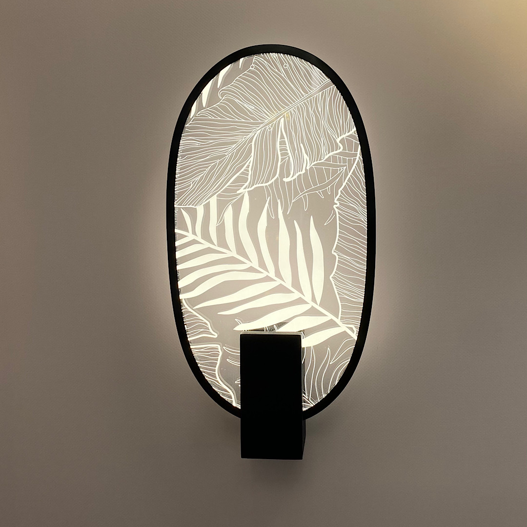 Бра 9*20*28 см, 1 LED*10W, 3000 К, Odeon Light Chiara, античная бронза 6638/10WL