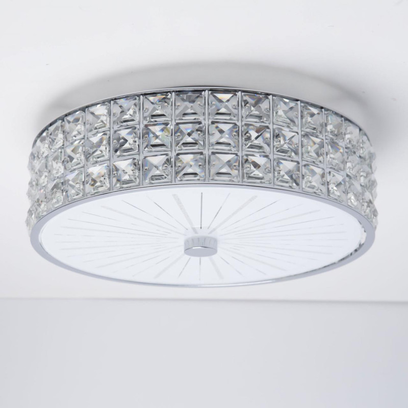 Потолочный светильник Citilux Портал CL324131 хром 3*Е14 диаметр 31 см
