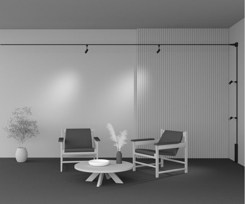 Трековый магнитный светильник 3 см, 5W, 3000K, Maytoni Focus Led TR163-1-5W3K-M-B, черный