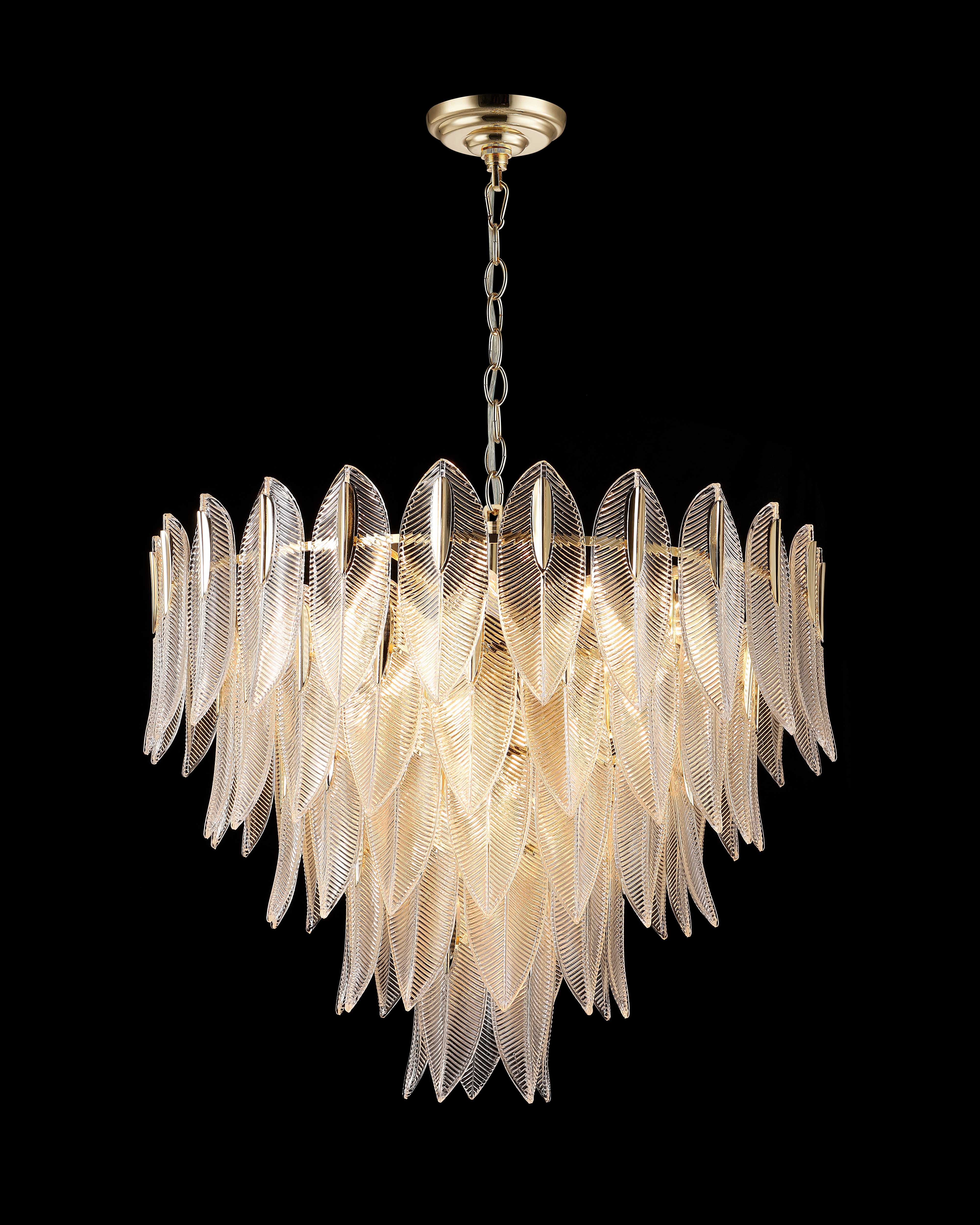 Люстра  800*660, 18*E14, 40W NewRgy Cristallo G61-D800 H-GOLD, H-GOLD