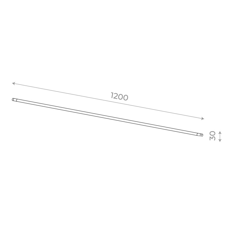 Коннектор 120*3*3 см, ST-Luce Techno ST1653.439.00 черный