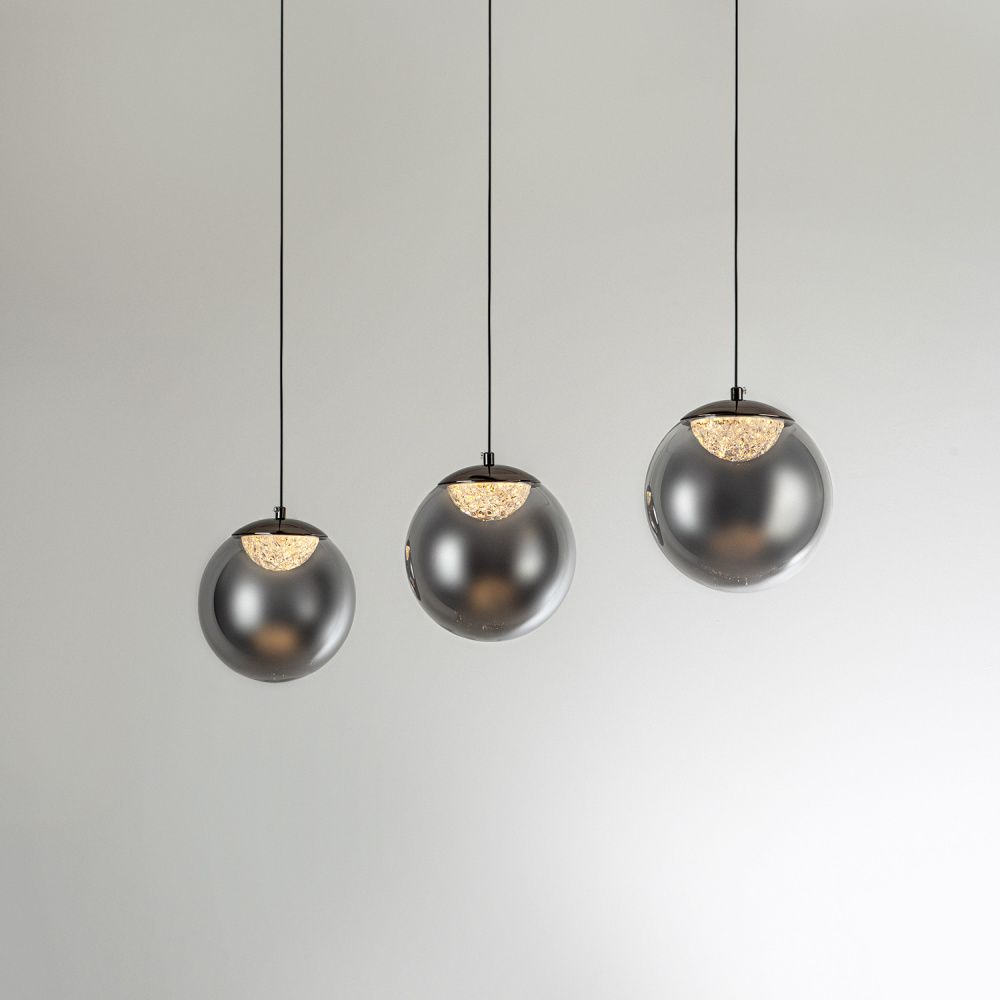 Светильник 70** см, LED*17W, 3000-6000K, Modelux  ML.2338.3L BK, Чёрный