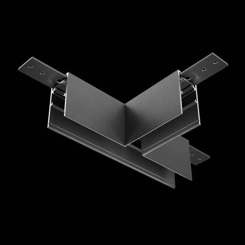 Коннектор Т-образный накладной Maytoni Technical Magnetic track system Exility TRA034CT-41B черный IP 20