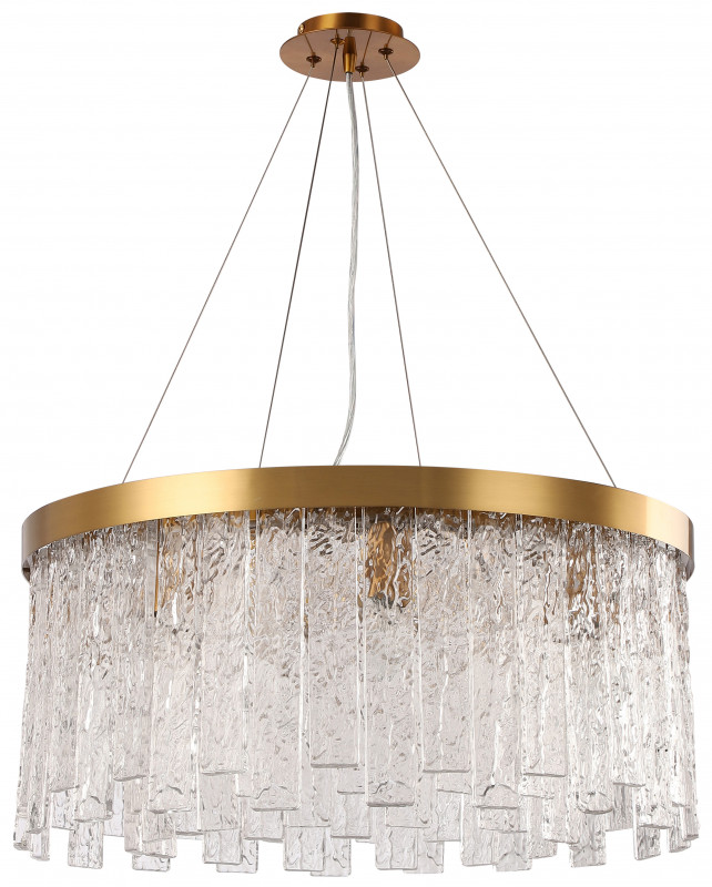 Люстра подвесная 60*60*40/100 см, 8*E14 40W Бронза Stilfort Frostyle 2155/05/08P