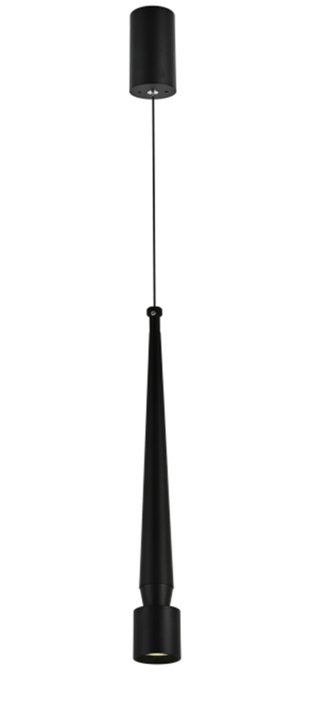 Светильник Ø40 x H335, мм, 5W, BLACK (Черный) Rilon 1092B BLACK