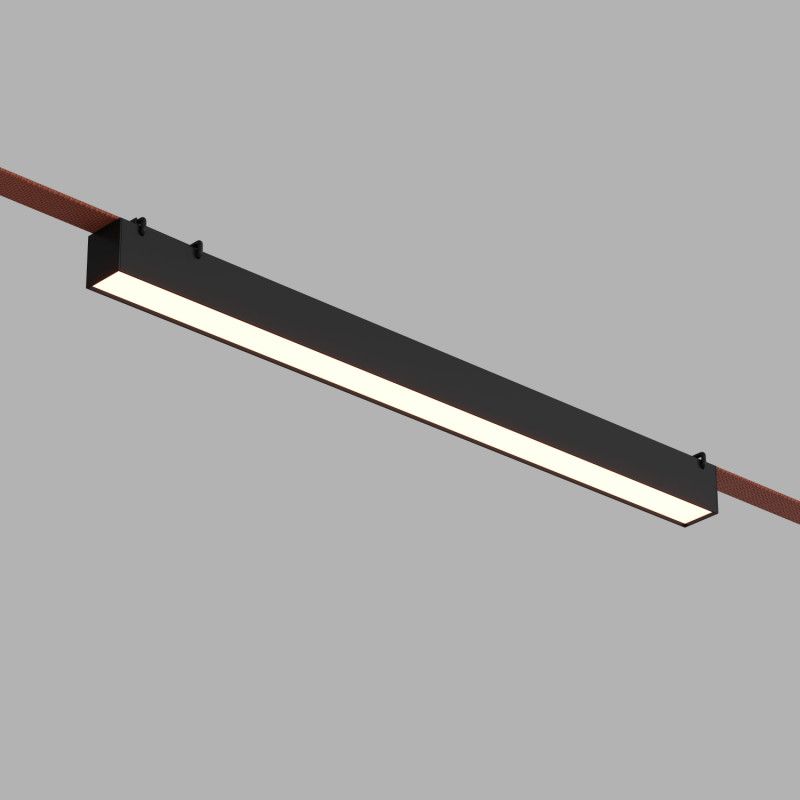 Светильник на шине 64,2*4*4,5- см, *LED*24W, 2700-6000K, Denkirs BELTY LINEAR DK5676-BK, черный пластик