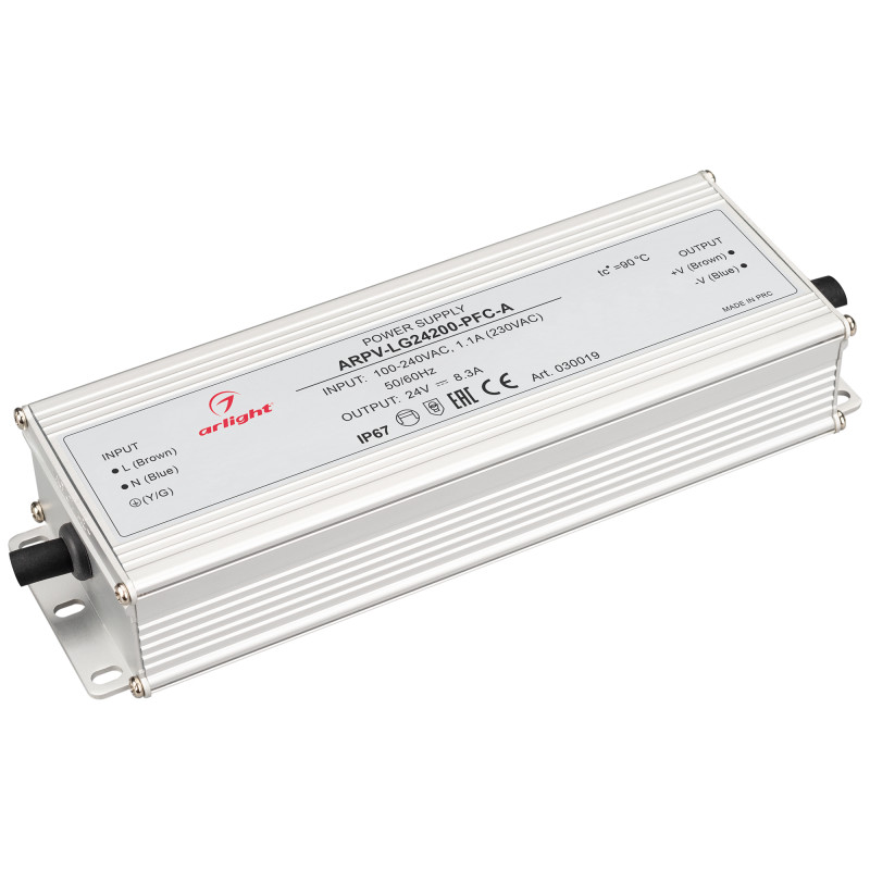 Блок питания для светодиодной ленты Arlight 030019 19,9*6,75*3,55 см.