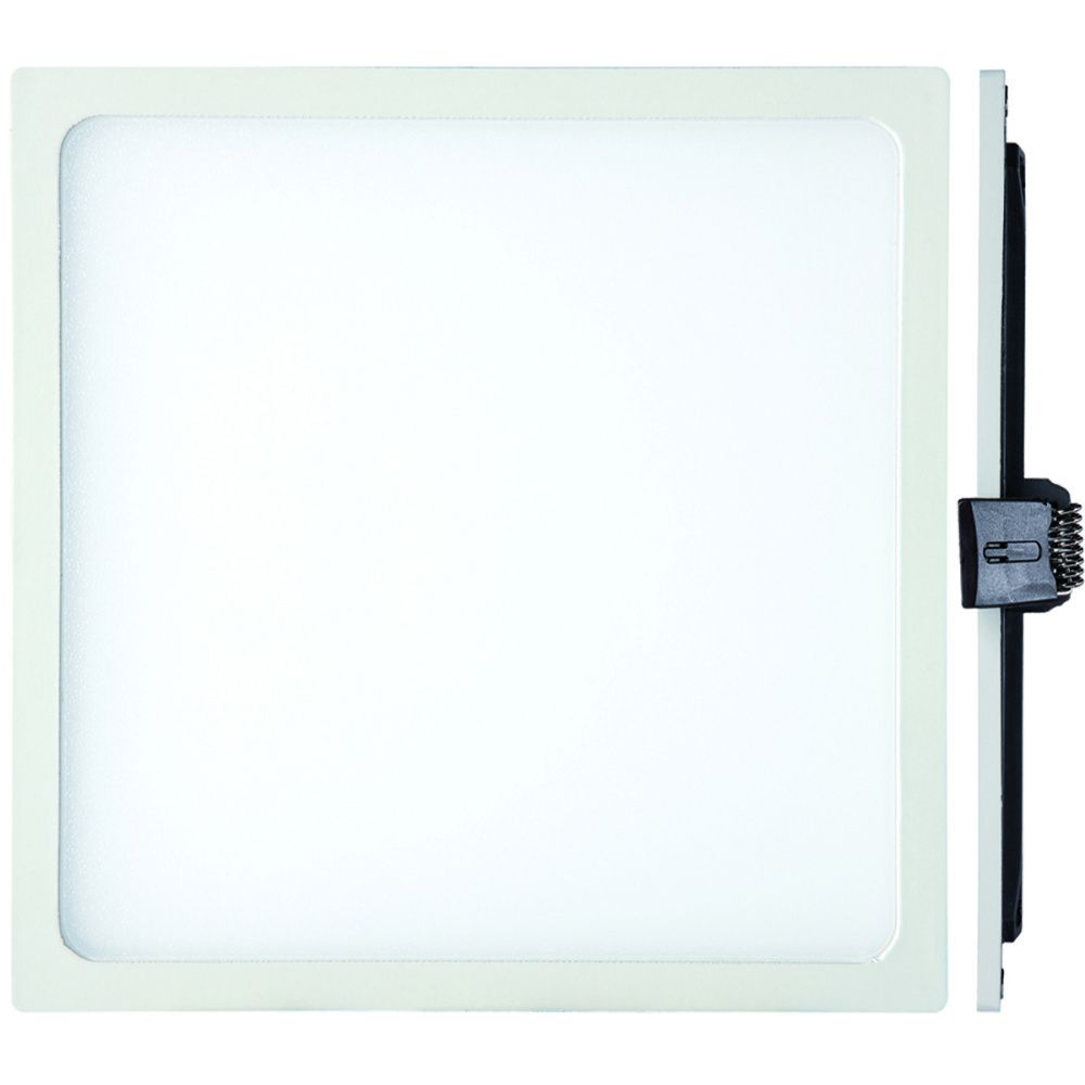 Светильник встраиваемый 22*22*2,5-2,5 см, вр 21 см, *LED*24W, 3000K, Mantra Saona MANC0197, матовый белый