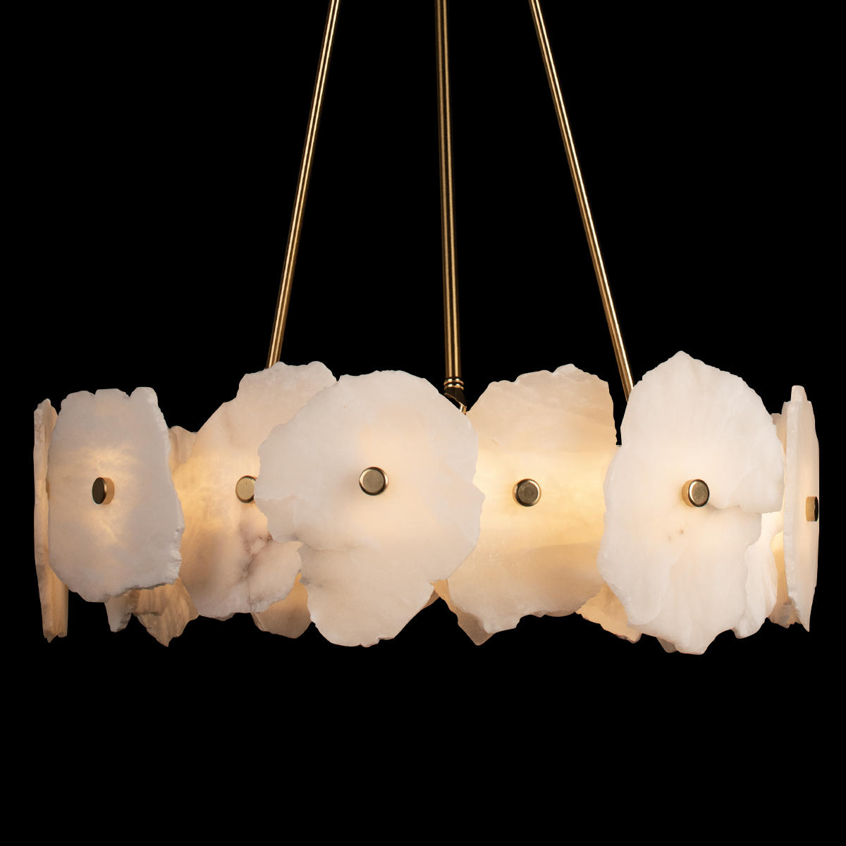 Подвесной светильник 60*22 см, 1*LED*45W 3000K LOFT IT Alicante 10248/600 медный цвет, цвет мрамора