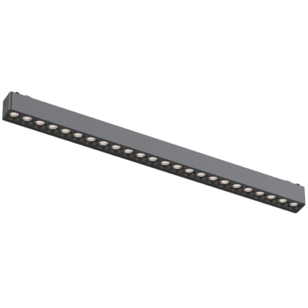 Трековый магнитный светильник 45 см, 24W, 3000-6000K, Aployt Magnetic track 48 APL.0100.01.24, черный