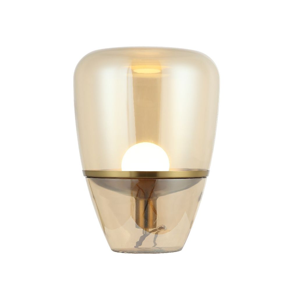 Настольная лампа 28*28*40 см, 1*E27 Gerhort G32154/1T BRS AMB, Бронза