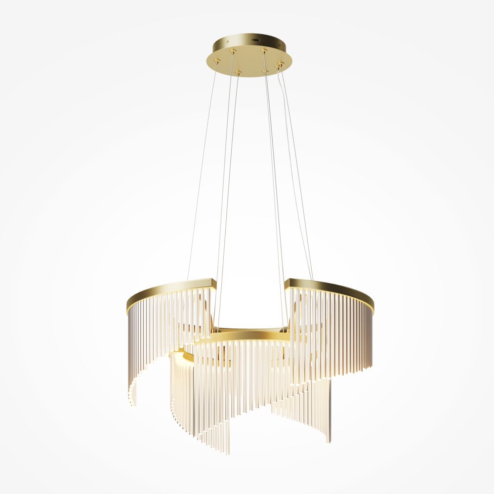 Подвесной светильник *60*47,5-339 см, *LED*25W, Maytoni Estetica MOD378PL-L25MGK, Матовое Золото